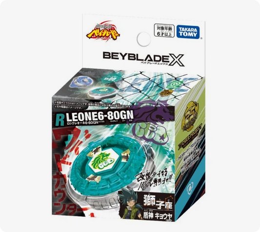 Takara Tomy Beyblade X BX-00/BXG-20 ROCK LEONE 6-80GN