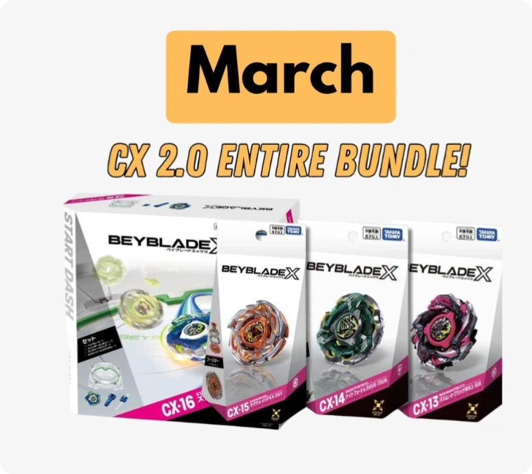 [Pre-Order]Takara Tomy Beyblade X March CX 2.0 Entire Bundle w/ Stadium Set