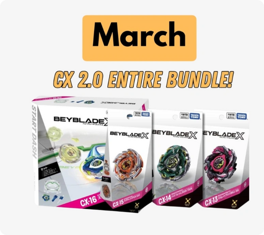 [Pre-Order]Takara Tomy Beyblade X March CX 2.0 Entire Bundle w/ Stadium Set
