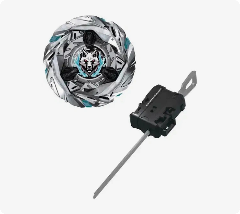Takara tomy Beyblade X UX-08 Silver Wolf 3-80FB Starter