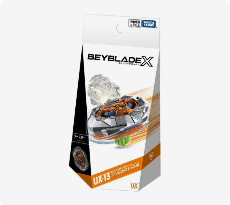 Takara Tomy Beyblade X UX-13 Booster Golem Rock 1-60 UN