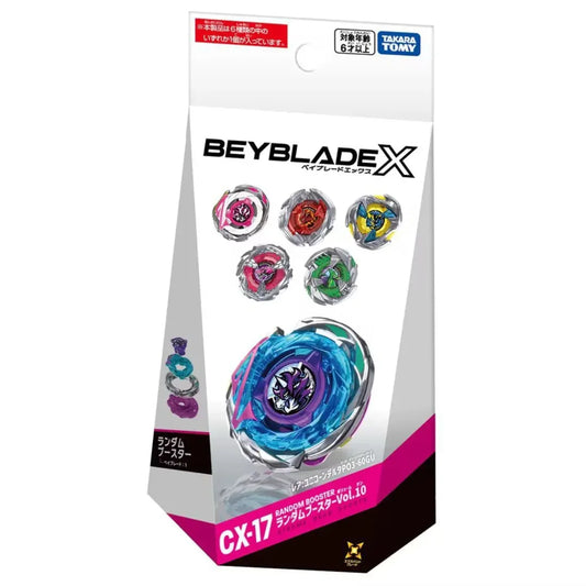 Takara Tomy Beyblade X CX-17 Random Booster 10 Unicorn Delta