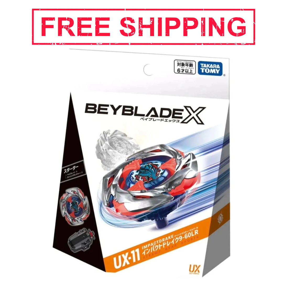 Pre Order Takara Tomy Beyblade X UX 11 Impact Drake 9 60LR Starter Mall Of Toys