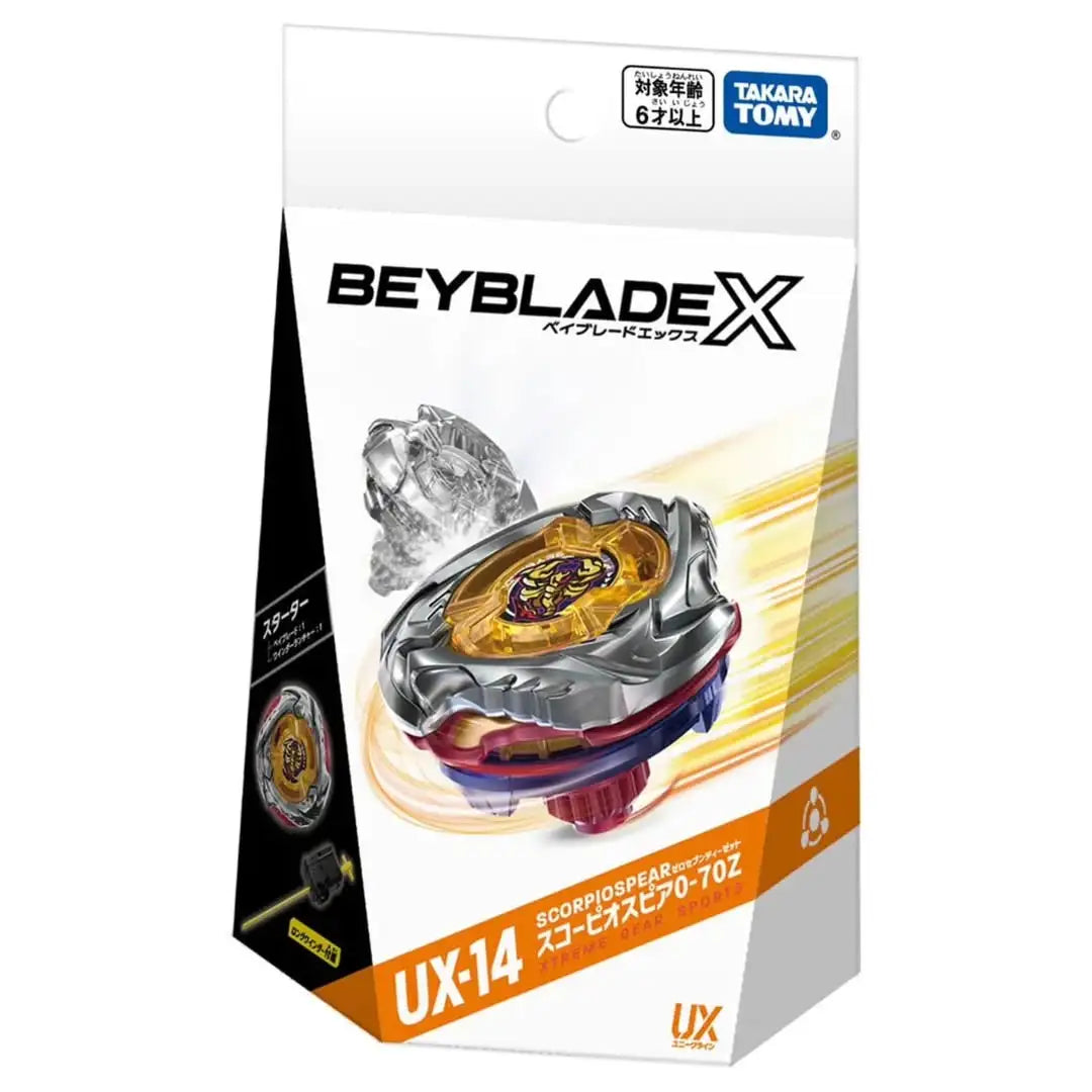 Takara Tomy Beyblade X UX-14 ScorpioSpear 0-70Z Starter (Canada
