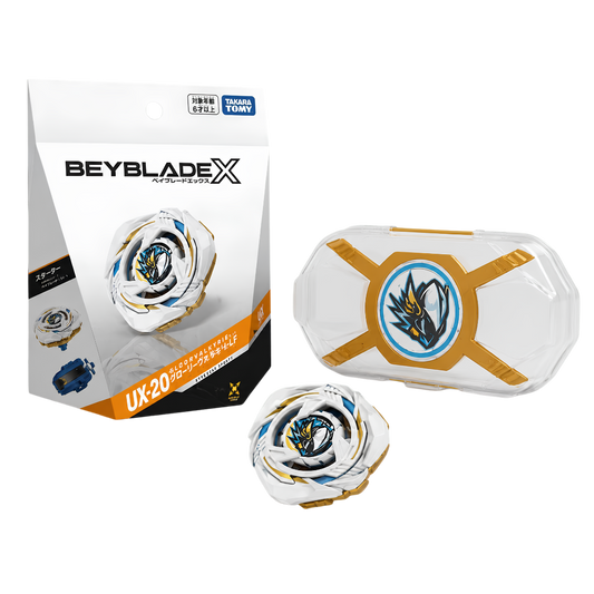 [Pre-Order] Beyblade X UX-20 Glory Valkyrie + Glory Valkyrie Capsule Deck Case (Bundle)