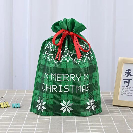 Green XMass bag