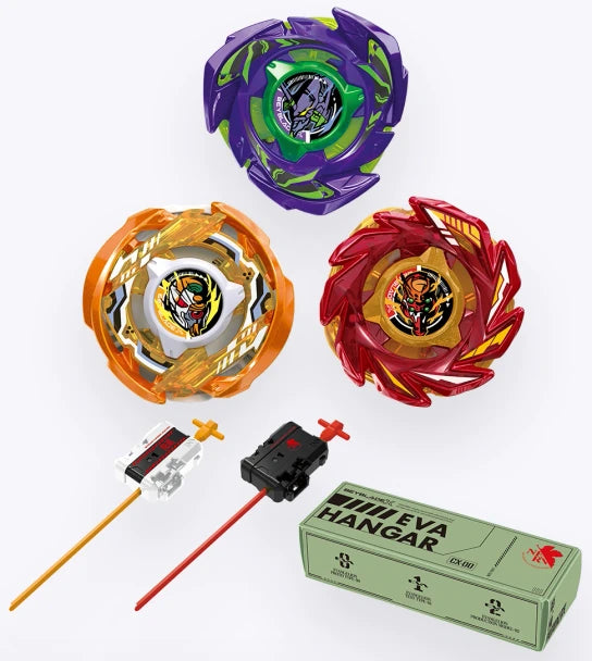 cx-00 evangelion deck set beyblades and launchers 