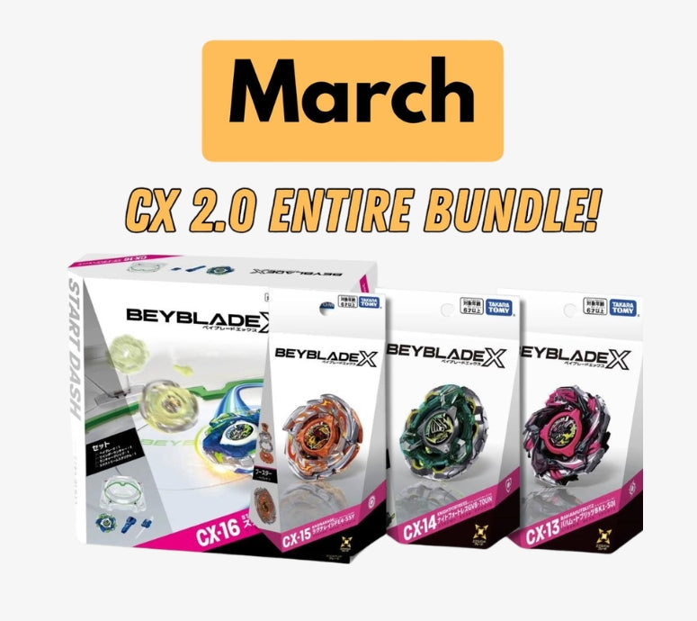 [Pre-Order]Takara Tomy Beyblade X March CX 2.0 Entire Bundle w/ Stadium Set