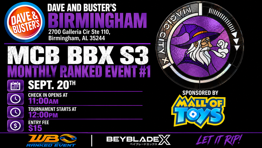 <!--td {border: 1px solid #cccccc;}br {mso-data-placement:same-cell;}-->MCB BBX S3 MONTHLY RANKED EVENT #1