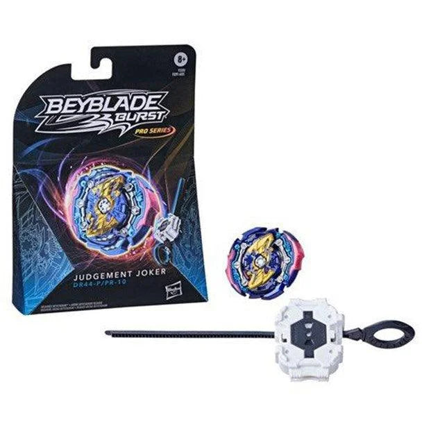 Package and Beyblade and Launcher included in F2335 Hasbro Judgement Joker Glaive Ultimate Reboot Sen Burst Surge