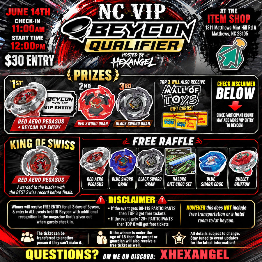 NC VIP BEYCON QUALIFIER