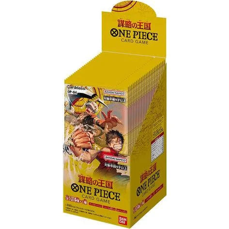 Box pack of ONE PIECE Card Game Kingdom Of Plots OP-04 Booster 