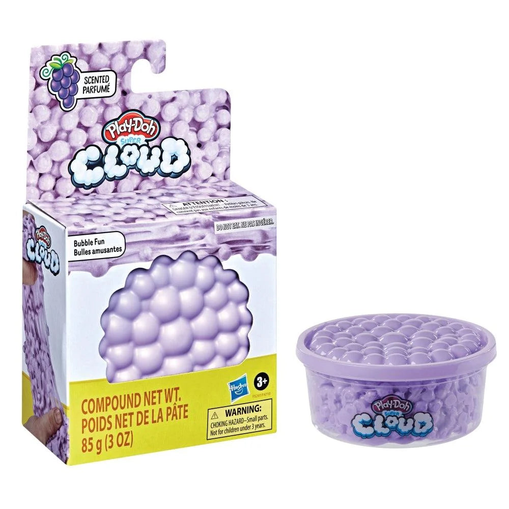 Play-Doh Super Cloud Bubble Fun Light Lavender Purple Grape Scented Single Can