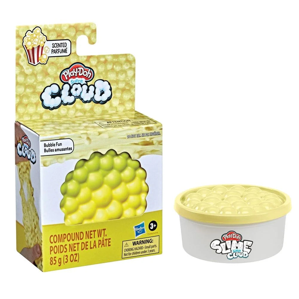 Play-Doh Super Cloud Bubble Fun Light Yellow Popcorn Scented Single Can