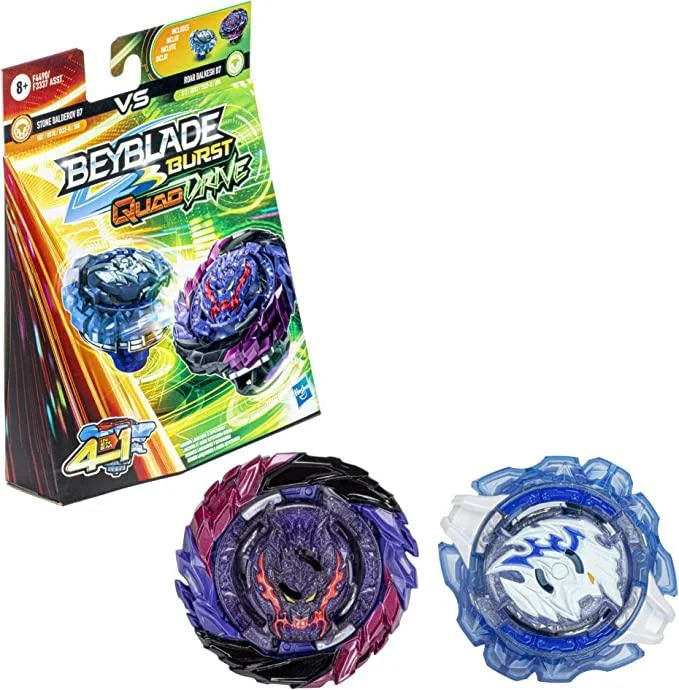 BEYBLADE Burst QuadDrive Roar Balkesh B7 and Stone Balderov B7 Top