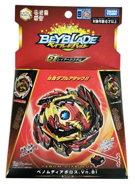TAKARA TOMY Beyblade Burst GT B-145 DX Starter Benome Diabolos.Vn.Bl