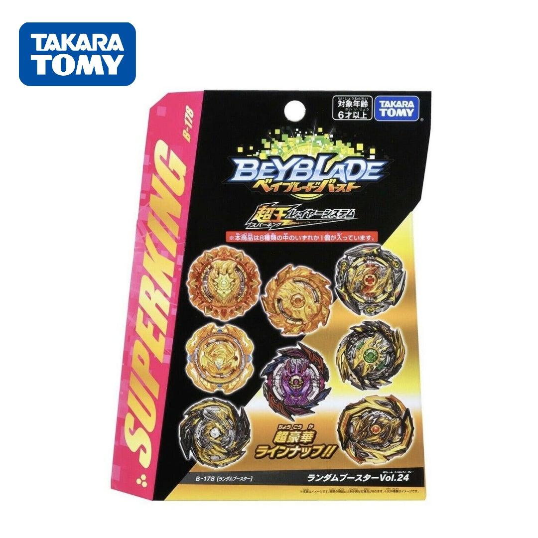 (IN STOCK)Takara Tomy Beyblade BURST Superking B-178 Random Booster Vol. 24 (FULLSET)