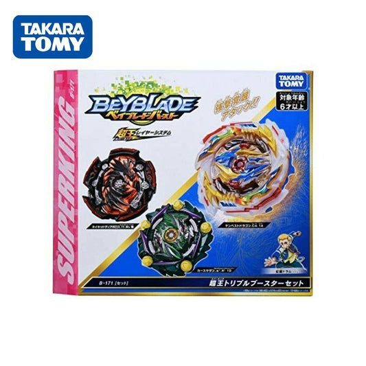 TAKARA TOMY B-171 Beyblade Burst Superking Triple Booster Set Tempestu ...