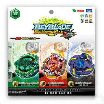 Takara Tomy Beyblade BURST B-121 Cho-Z Triple Booster Set – Mall Of Toys