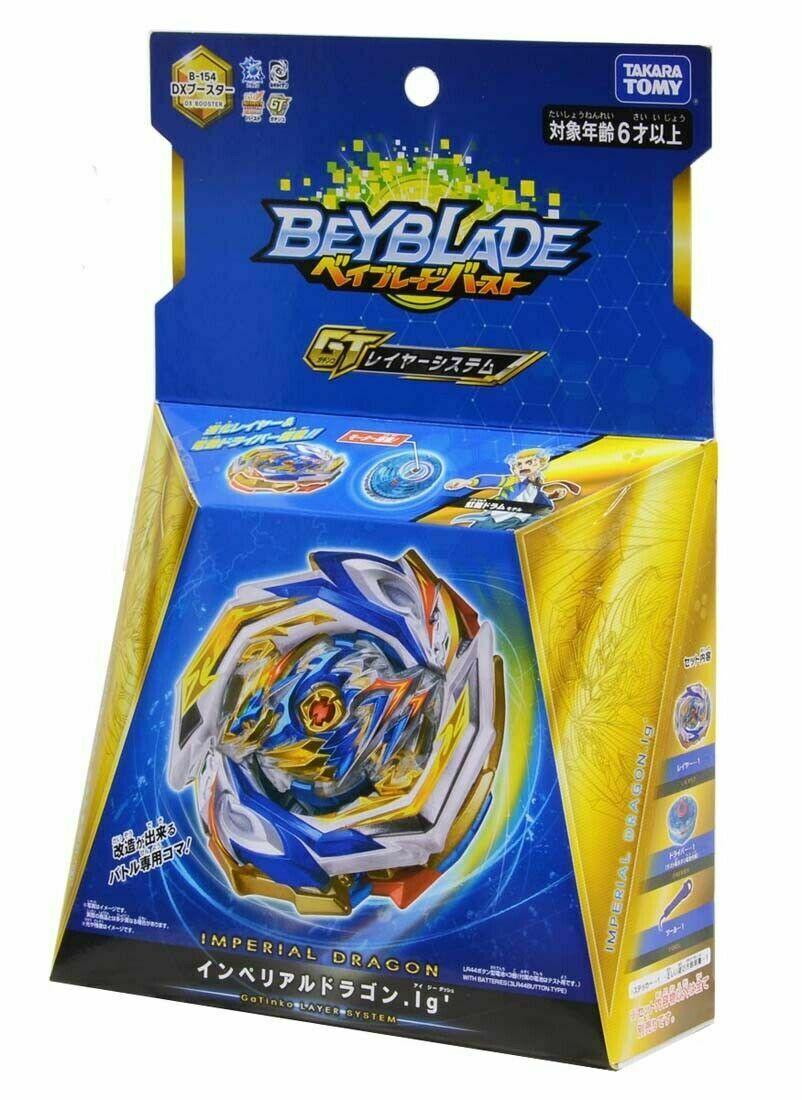 Takara Tomy Beyblade Burst GT B-154 DX Booster Imperial Dragon Ig'